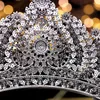 Hårklipp underbara kungliga tiaras quinceanera kronor brudhuvudstycke bröllop smycken tocado novia tillbehör