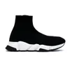 Najlepsze designerskie skarpetki prędkości buty runda męskie Trener Black Prędkości Sneaker Platforma Stretch Knit Outdoor Sports Sneakers Mokasyna Rozmiar 36-45