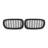 New F15 F16 Pair Car Double Slats Front Kidney Racing Grille Replacement For BMW F15 F16 X5 X6 2014 2015 2016 2017 Racing Grills