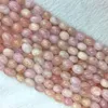 Pierres précieuses en vrac naturel véritable rose Beryl Morganite pépite forme libre filet irrégulier galets bricolage colliers bracelets perles 15 "05906