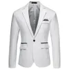 Hommes formel bureau Blazer veste costumes solide mode robe de mariée costume veste manteau mâle surdimensionné jolie pochette Hombre 240110