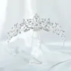 Hair Clips Women Crowns Party Prop Glitter Headgear With Rhinestones For Birthday Adult Ceremony