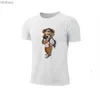 Homens camisetas Verão Casual Gráficos Camisetas para Homens Moda Streetwear Desenhos Animados Urso Impressão Camiseta Harajuku Manga Curta Tops Tees Homens ClothiL240110