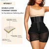 Taille Tummy Shaper Bandage Taille Haute Body Shaper Shorts Shapewear pour Femmes Ventre Contrôle Cuisse Minceur Slip Shorts Bout À Bout Shapewear Q240110