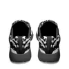 Fashion Skull black white fashion own designer Pod name number wording logo personalized light weight comfort unisex sneaker lace up popular brand sports shoes