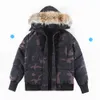 Inverno soprador masculino parkas pele com capuz blusão outwear casacos fourrure manteau para baixo casaco