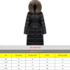 Dames donsjack met capuchon Winter Outdoor warmte lange jassen Jassen Echte wasbeerhaarkraag Warme modeparka's met riem Dame katoenen jas Bovenkleding grote zak M