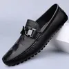 Loafers Handmade Leather 473 Mens Genuine Moccasin Fashion Slip on Soft Flats Adult Male Footwear Antiskid Casual Boat Shoes 240109 550