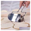 Autres outils de cuisine En acier inoxydable Dumpling Maker Pâte Circle Roller Hine Pâtisserie Embosser DIY Pie Ravioli Pâtes Accessoires de cuisson Dha1S