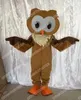 2024 Halloween Brown Owl Mascot Costumes Halloween Tecknad karaktärutrustning Suit Xmas Outdoor Party Festival Dress Promotional Advertising Clothings