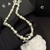 New Style Womens Pearl Brand Boutique Designer Jewelry Classic with Bix Girl Couple Gift Pendant Necklace