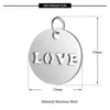 Charms 5 teile/los Liebe Vogel Edelstahl DIY Schmuck Großhandel Geometrische Engel Halskette Machen Anhänger Nie Verblassen Top Qualität