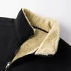 Männer Winter Casual Ärmellose Jacke Stehkragen Warme Fleece Futter Weste Taschen Zipper Knopfleiste Weste Mantel 240109