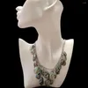Pingente colares esplêndido feito à mão natural paua abalone shell pandent colar africano moda jóias borlas pescoço gargantilha para mulheres