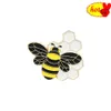 Carton Bee Series List Emalia Urocze Zwierzęta Odznaka Dzieci Plecak Pins Brooch Pins Unisex Jewelry Akcesoria Prezent dla F