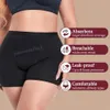 Menstruationshöschen Frau Sehr Reichlicher Fluss Menstruationsboxer Mädchen Hohe Taille Periode Boyshort Höschen Baumwolle Menstruationsunterwäsche 240110