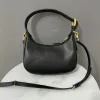 패션 여성 Miui Cleo Pochette Shell Bag Mens 럭셔리 디자이너 크로스 바디 핸드백 패션 슬링 백 진짜 가죽 호보 토트 클러치 지갑 어깨 겨드랑스 백