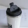 380/520 ml enkel sugmugg termos rostfritt stål dubbelisolerad kaffekopp Keep Warm Flask Portable Travel Car Ice Cup 240110