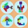 3D -pussel Färgglada Tetris Puzzle Education Match Games for Children Boys Girls Intelligence Game ABS Material Toy Jigsaw Board Kids Toysn240110