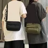 Casual Men Shoulder Messenger Bag Nylon Cell Phone Unisex Crossbody Pack Travel Waist Chest Pouch Backpack 240110
