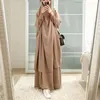 Etnische kleding Ramadan Eid Jilbab 2 -delige set Moslimvrouwen Gebedjurk Abaya Khimar Lange hijab en rok Dubai Islam kleding Niqab