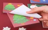 50 pezzi di biglietti d'auguri di Natale Memo Carta regalo del fumetto Nota Postit Nuovo messaggio Note allegre Anno appiccicoso Rpanj4398890