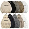 Essentialshoodie män kvinnor designer hoodies tröjorshirts streetwear pullover tröjor kläder lös huvtröja högkvalitativ ess olpk f250 f250