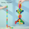 Romboss 10PCS Magnetic Magnet Stick Rod Building Blocks Set Toys for Kids Montessori Educational Children Christmas Gifts 240110