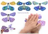 新しい魔法の蝶飛ぶ蝶の変化空の手で変化するドムバタフライマジックプロップマジックトリックCCA6799 1000PCS8697863