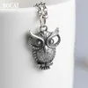 Hängen riktiga S925 Sterling Silver Pendant For Men Women 2023 New Women's Fashion Jewelry Handmade Hollow Bird Owl Pure Argentum