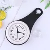 Wall Clocks Waterproof Clock Bathroom Mute Suction Cups Hanging (Black Without )