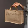 Totes Linen jute bag cloth tote simple hand-painted travel burlap sack studentstylishhandbagsstore