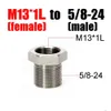 Топливный фильтр M13X1L до 5/8-24 резьбовой адаптер из нержавеющей стали Ss Soent Trap для Napa 4003 Wix 24003 обратная левая доставка автомобиля Ott5V