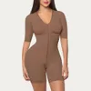 Women'S Faja Reductora Mujer Gaine Ventre Bodysuit Women With Cups Skims Waist Corset 240109