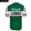 2019 Vida Tierra Cycling Jersey Green Retro Pro Team Racing Leroux bicycle Clothing Ciclismo Classic Classic Claul Cool Outdoor Sport23r