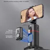 Monopiedi per selfie Stabilizzatore per telefono Tracciamento facciale intelligente con supporto per telefono con luce di riempimento rimovibile Treppiede per selfie wireless per streaming live Nuovo YQ240110