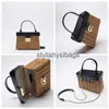 Shoulder Bags ZA Str Bag Customized Vintage Woven Rattan Crossbody Bags Casual Str Handbag Shoulder Beach Bag Clutch Handmadestylishyslbags