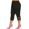 Damenhose, geerntete Hose, weiblich, Capri, lässig, atmungsaktiv, sportlich, Damen, elastische Taille, schlanke Frauen, hoch eng