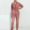 女性のためのパジャマセットレディースプラスサイズカジュアルトップパンツ韓国ベルベットホームウェアウィンタースリープウェア240110