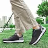 Profissional casual sapatos de golfe ao ar livre à prova dwaterproof água antiderrapante tênis masculino luxo atlético golfista calçado esporte golfe 240109