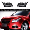 För Chevrolet Cruze LED-strålkastare 09-16 Dagstid Running Light Streamer Turn Signal Indicator Head Lamp Car Accessories Auto Parts