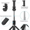 Monopods Bluetooth Compatybilny Selfie Stripod do telefonu Monopod Wireless Składana ręczna migawka zdalne sterowanie Mini