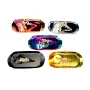 DHL UPS Rökningstillbehör Rainbow lanserade rökning Set Metal Herb Grinder Rainbow Rolling Tray Bling Blunt Holder BJ