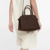 The Row Head Layer Cowhide Bag Dong Jies Same Margaux 15 Large Capacity Handbag Commuter Tote Bag Womens Bag high quality