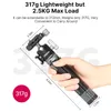 モノポッドウランツィMT24 Vlog Lite Metal Tripod with Ballhead Extendable 1/4 '' Tripod Monopod Cold Shoe Arcaクイックスイス2.5kg最大負荷