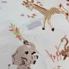 Luxe kinderdeken Giraffe patroon print pasgeboren Inbakeren Maat 90*115 CM designer baby Gebreide quilt Jan10