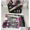 Elektrisk hårtork 5 i 1 värmekam Matic Curler Professional Curling Iron Air Brush för hushållsstyling Drop Delivery Appliances P Ottdz