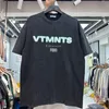 24SS Tees Thirts Mens Eur Size Eversize Heart Print Shirt عالي الجودة بحجم أسود Tshirts صور حقيقية