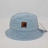 Sombrero de pescador vaquero para hombre, gorro de lavabo coreano de ala grande, sombrilla literaria de cara pequeña para mujer, ropa de trabajo de marca tide, sombrero para parejas