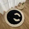 New Designer Rug Simple Solid Round Carpet Bedroom Computer Chair Thickened Living Room Rug Coffee Table Floor Mat Room Decor